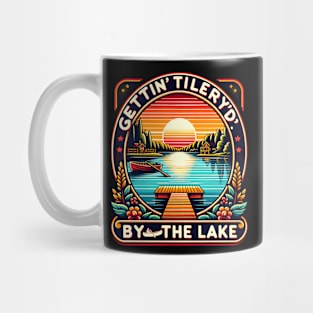 Lake Tillery North Carolina sunset. Mug